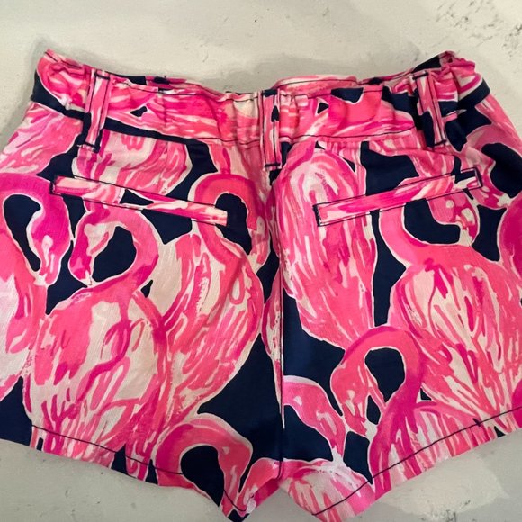 Lilly Pulitzer Girl's Mini Callahan Shorts in High Tide - Picture 5 of 5